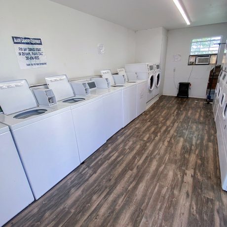 laundry facilities with washers and dryers